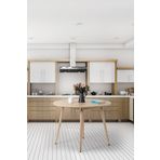 FLORADESİGN Bistro 80 Cm / Yuvarlak Mutfak Masası / Yuvarlak Yemek Masası / Meşe