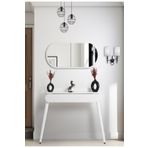 FLORADESİGN Flora Alize Beyaz Dresuar / Aynalı Dresuar / Çekmeceli Dresuar /antre Dresuar / (90X32 CM)