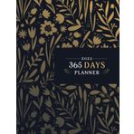 Floral 365 Days Planner: 2022 Golden Floral 365 Days Planner | Perfect Daily Planner Gift 2022 | Size 8.5 x 11 Inches