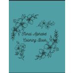 Floral alphabet coloring book