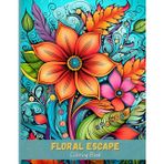 Floral Escape: Zentangle Flower Coloring Pages for Inner Calm