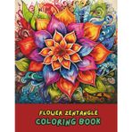 Floral Zentangle Designs Coloring Book: 100 Pages of Intricate Flowers & Mandala Art for Relaxation