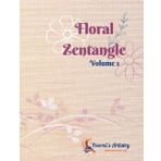 Floral Zentangle - Volume 1: Volume 1 of 5 Zentangle Flowers Coloring Series