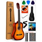 Florancia Tam Boy 4/4 Klasik Gitar Seti 39'' Sunburst