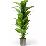 florayapaycicekcom Yapay Ağaç Difenbahya 170 cm metal saksı