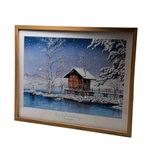 FlorenziArt Handmade Solid Oak Picture Frame | Natural & Black | Multiple Sizes | Minimalist Wall & Table Decor (Naturel, 40x50)