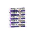 Florex 55 x 60 cm Büzgülü Lavanta Kokulu Orta Boy Çöp Torbası Mor 1 paket