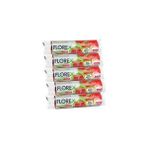 Florex 55x60 cm Büzgülü Çilek Kokulu Orta Boy Çöp Poşeti
