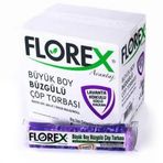 Florex Büzgülü Lavanta Kokulu 65 x 70 cm 10x25 Rulo Çöp Poşeti