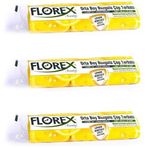 Florex Büzgülü Limon Kokulu 55 x 60 cm 3 Rulo Çöp Poşeti