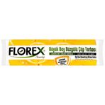 Florex Çöp Torbası Büyük Boy 65 Cm X 70 Cm Sarı Limon Kokulu Büzgülü 10'Lu Paket
