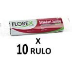 Florex Florex Standart Jumbo Boy ( 80X110 cm ) Siyah Çöp Poşeti 10 Rulo 10*10=100 Adet