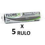 Florex Standart Battal Boy ( 72X95 cm ) Siyah Çöp Poşeti 5 Rulo 10*5=50 Adet - 72 x 95 cm