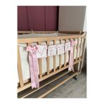 Florijee Florije Baby Kişiye Özel Nakışlı Harfli Banner / Flama / Kapı Süsü / İsimlik Pembe