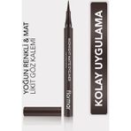 Flormar 002 Brown Midnight Matte Keçe Uçlu Mat Likit Göz Kalemi