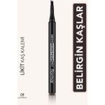Flormar 004 Deep Brown Brow Micro Filler Tarak Uçlu Likit Kaş Kalemi Doğal Görünüm ve Uzun Süre Kalıcı
