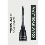 Flormar 004 Yeşil Özel Fırça Başlıklı Yoğun Pigmentli Mat Jel Eyeliner