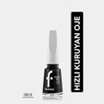 Flormar 010 Black Minimalism Quick Dry Hızlı Kuruyan Yoğun Pigmentli Oje