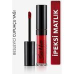 Flormar 014 Carnation Red Silk Matte Likit Mat Ruj