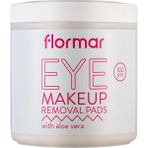 Flormar 100'lü Göz Makyaj Temizleyici Pedler - 001 - 8690604557363 Aloe Vera ile Hassas Göz Bakımı ve Temizleme