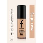 Flormar 301 Soft Beige Mat Bitişli E Vitamini İçeren Fondöten