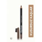 Flormar 401 Açık Kahverengi Özel Fırça Kapaklı Kaş Kalemi