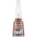 Flormar 490 Renk Tonlu Yüksek Pigmentli Oje Parlak Bitişli 8682536036283 Maxi Brush