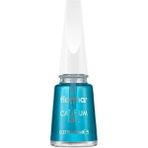 Flormar Bakım Yapan Kalsiyumlu Oje Bazı ve Tırnak Cilası 000 Şeffaf Mavi 0.37 fl. oz Parlak Bitiriş