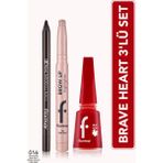 Flormar Brave Heart 3'lü Makyaj Seti
