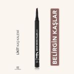 Flormar Brow Micro 02 Light Brown Filler Tarak Uçlu Doğal Bitişli Kaş Kalemi