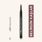 Flormar Brow Micro Filler Tarak Uçlu Doğal Bitişli Kaş Kalemi 04 Deep Brown