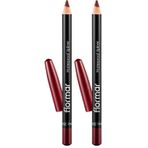 Flormar Dudak Kalemi- Waterproof Lipliner Elegant Bordeaux 8690604111053 47000037-205 One Size (2 paketi)