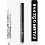 Flormar Extreme Tattoo Mat & Işıltılı Asansörlü Kalemtıraşlı Jel Göz Kalemi & Far Stick - 001 Onyx - SİYAH