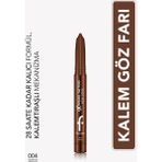 Flormar Extreme Tattoo Mat & Işıltılı Asansörlü Kalemtıraşlı Jel Göz Kalemi & Far Stick - 004 Mocha - KAHVERENGİ