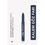 Flormar Extreme Tattoo Mat & Işıltılı Asansörlü Kalemtıraşlı Jel Göz Kalemi & Far Stick 8682536119016 006navy
