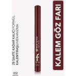 Flormar Extreme Tattoo Mat & Işıltılı Asansörlü Kalemtıraşlı Jel Göz Kalemi & Far Stick - BORDO