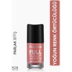 Flormar Full Color Ultra Yüksek Pigmentli & Parlak Bitişli Oje (FC78 Lovely Coral) 8682536065443