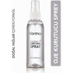 Flormar Hızlı Kuruma ve Kalıcılık Sağlayan Oje Kurutucu Sprey 125 ml E Vitamini ve Limon Yağı İçerir