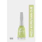 Flormar Hızlı Kuruyan Parlak Oje- Quick Dry Nail E.- QD43 Green First-8682536040556