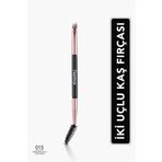 Flormar İki Uçlu Kaş Boyama ve Tarama Fırçası - Brow Brush & Groomer - 015 - 8690604597802