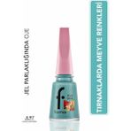 Flormar Jelly Look Yüksek Pigmentli JL97 PORCELAIN BERRY Renkli Parlak Bitişli Jel Görünümlü Oje