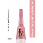 Flormar Jelly Look Yüksek Pigmentli & Parlak Bitişli Oje JL104 ROSE APPLE Renkli Jel Görünüm