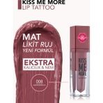 Flormar Kiss Me More Likit Ruj Kokusuz Mat Bitişli Yüksek Pigmentli 5 ml