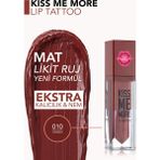 Flormar Kiss Me More Likit Ruj Yüksek Pigmentli Renkli Mat Bitiş 5 ml Nemlendirici