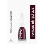 Flormar Klasik Parlak Bitişli Yüksek Pigmentli Oje - Nail Enamel -306 Lost In Bordeaux New- 8682536035842