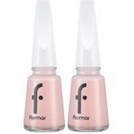 Flormar Klasik Parlak Bitişli Yüksek Pigmentli Oje Nail Enamel 397 Rose Coral New (2 paketi)