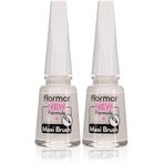 Flormar Klasik Parlak Bitişli Yüksek Pigmentli Oje Nail Enamel 400 Bright White New (2 paketi)