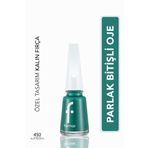 Flormar Klasik Parlak Bitişli Yüksek Pigmentli Oje - Nail Enamel -450 Blue Industry New- 8682536036122