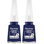 Flormar Klasik Parlak Bitişli Yüksek Pigmentli Oje Nail Enamel 452 Marine Lover New (2 paketi)