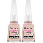 Flormar Klasik Parlak Bitişli Yüksek Pigmentli Oje Nail Enamel 456 Purr Cat New (2 paketi)